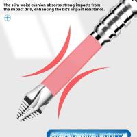Punta de destornillador magnético antideslizante, cabeza de lote resistente a impactos de alto Torque, punta de destornillador Ph2 de alta dureza, 6/10 Uds. - details 11