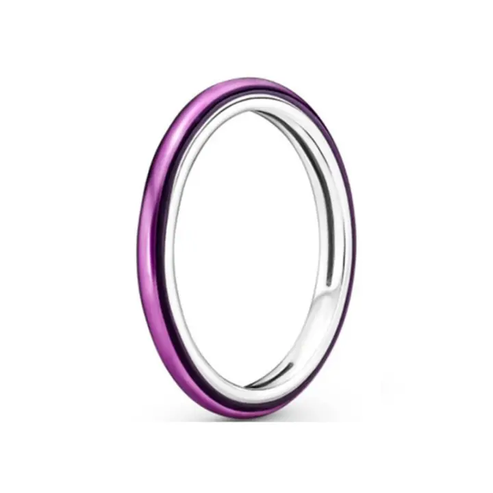 Anillo de plata de moda para mujer, circonita cúbica, estrellas, luna, flores, joyería de boda, regalos, regalo del Día de la Madre - 1
