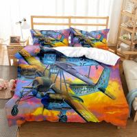 Funda de Avión de Combate Nórdico Tamaño King/Queen Juego de Cama Volador para Niños, Adolescentes y Niños Funda de Edredón Moderna y Fresca - details 15