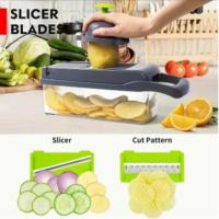 Cortador de Verduras de Mano Multifuncional Set de 16 Piezas Rebanador de Frutas con Contenedor - details 4
