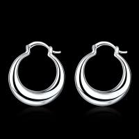 Pendientes de Oro Rosa Joyería de Plata para Mujeres Diseño de Pendientes de Moda en 3 Colores - details 1
