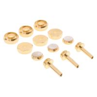 Hebilla de pistón de trompeta de botón pequeño, herramienta Musical portátil de latón, accesorios para instrumentos, 12 piezas - details 4