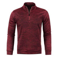 2025 Chaqueta de punto con cuello para hombre, suéter de terciopelo fino, estilo moderno, talla grande, otoño e invierno - details 1
