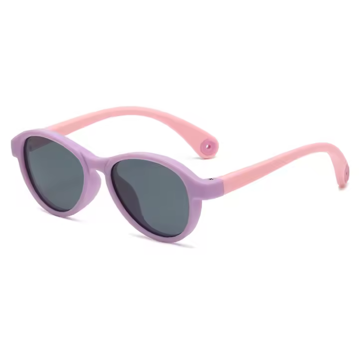 Gafas de Sol Polarizadas de Silicona para Niños Alta Calidad, Marco Grande, Moda - 1