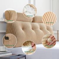 Cojín de Lectura Triangular Almohada de Apoyo Lumbar Suave Bolster para Posición de Sofá de Cama - details 13