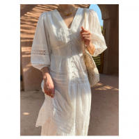 Vestido de verano vintage europeo Miravia 2025 - details 8