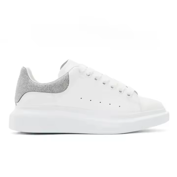 Mocasines con plataforma para hombre, suela blanca y negra - 1