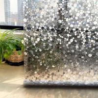 Etiqueta engomada decorativa teñida mate 3D, película autoadhesiva esmerilada de privacidad, calcomanía de ventana sin pegamento para vidrio - details 3
