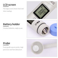 Salinidad de cocina para alimentos, salinómetro de maricultura cocida con pantalla Digital de precisión, cuchara probadora de temperatura de sal - details 9