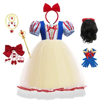 Princesa Blancanieves Ropa Blancanieves Vestido De Princesa Blanca Nieves – Más Color