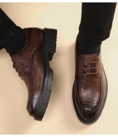 Nuevo Modelo 2025Zapatos Con Elevador De Vestir Para Hombre, Plataforma Transpirable, Informales, De Negocios, De Lujo, De Cuero Genuino, 5/8/10CM, Más Altos - details 16