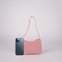 Bolso Mujer Pana Retro Cadena Cremallera Simple Moda - details 4
