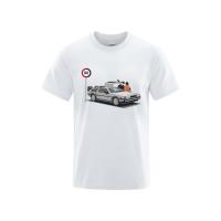 Camiseta de I Was Caught Speeding para Hombre, Top de Algodón, Holgado, Camiseta Informal, Ropa Transpirable, Sudor, Cuello Redondo, Verano - details 17