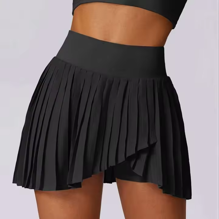 Falda deportiva con bolsillo Cloud Rise para niñas, faldas plisadas para correr, tenis, mujeres, gimnasio, entrenamiento, pantalones cortos Fiess, faldas de Golf de cintura alta - 1