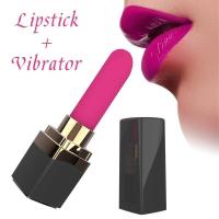 Embalaje privado SEXY Mini Bullet Lipstick G Spot Vibrador 10 modos de vibración Estimulador de clítoris de bolsillo discreto Juguetes sexuales para adultos para juegos Anal Plug - details 9