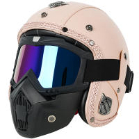 Casco de moto hombre trail aire libre Retro mujer Gafas Proteccion - details 3