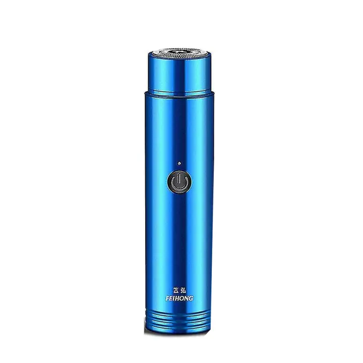 Mini Afeitadora eléctrica para hombres, maquinilla de afeitar eléctrica portátil, cuchillo de barba, afeitadora Usb - 1