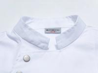 Catering cocina camisa blanca restaurante cocina Chef camiseta panadero uniforme de trabajo camarero ropa de Hotel chaqueta de cocinero monos de cafetería - details 2