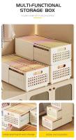 Cesta de ropa plegable de plástico popular con función de caja de almacenamiento apilable - details 4