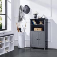 Armario de Baño de Madera Organizador de Almacenamiento con Estante 50x30x92,5cm - details 9