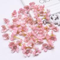 Mini flores artificiales de seda para decoración del hogar, margaritas Multicolor de 50 piezas, 2cm, para corona, álbum de recortes, boda - details 0