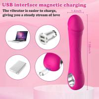 Leten potente vibrador de punto G consolador de silicona suave masajeadores vibratorios clítoris estimulación Anal de la vagina juguetes sexuales para adultos para mujeres - details 8
