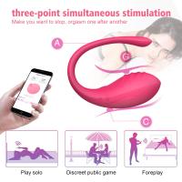 Vibrador Inalámbrico Bluetooth Control Remoto Aplicativo para Mujeres Huevo Vibrante para Sensualidad Juguetes para Adultos - details 5