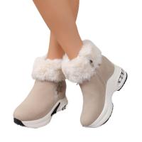 Botas de nieve mujer Otoño Invierno moda botas cortas cálidas zapatos de plataforma - details 7