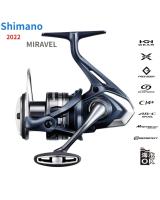 SHIMANO-Carretes de pesca giratorios MIRAVEL 2022, C2000S, C2000SHG, 1000, 2500HG, 2500S, 2500SHG, C3000, C3000HG, 2500, 4000XG, C5000XG, 4000 - details 0