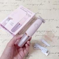 Depiladora eléctrica para mujer, afeitadora Facial corporal, recortadora de piernas, recortadora de Bikini, adecuada para brazos, axilas, depilación - details 0