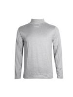 Camiseta De Cuello Alto Para Hombre Moda Casual Ajustada Primavera Otoño Top Delgado Transpirable Ligero Con Capucha - details 4