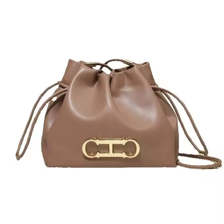 CH estilo Casual diario pequeño Premium Sense Commuter alta calidad diseño de Color sólido bolso de hombro de mujer mochila de lujo de alta gama - 1