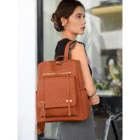 Mochila de verano para mujer, nueva mochila de moda para damas, mochila de viaje de ocio de gran capacidad, mochila escolar de superficie suave para estudiantes a la moda - details 15