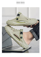 Nuevas sandalias de playa antideslizantes de verano para hombre, moda simple, deportivas, casuales, con suela gruesa. - details 12