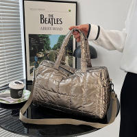 Bolso cruzado de algodón para mujer, bolsa de hombro de gran capacidad, a la moda, estilo Boston - details 9