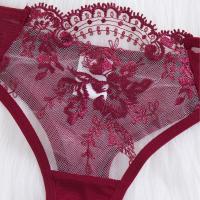 Elegante traje de encaje bordado floral ligero - details 4