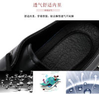 Zapatos casuales de cuero para hombre con punta redonda y talla grande, con aumento de 5,5 cm. - details 5