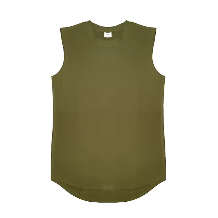 Camiseta de Entrenamiento de Maratón para Hombres Algodón Impresión Para Primavera/Verano - 1
