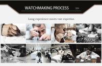 Reloj informal de negocios de lujo para hombre, reloj de pulsera de cuarzo resistente al agua, cronógrafo luminoso de acero inoxidable a la moda para el trabajo - details 17