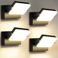 Aplique LED 40W Pared Exterior/Interior 360 ° Rotación Blanco cálido 3000K LED Exterior Impermeable Apliques de Pared negra 3000LM - details 21