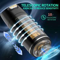 Masturbador masculino automático, bomba controlada por aplicación con 10 empujes y coño de bolsillo eléctrico giratorio para hombres, Juguetes sexuales para adultos - details 2