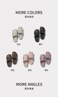Baotou medias zapatillas hogar de verano para mujer sandalias de oficina ligeras, silenciosas y cómodas de fondo suave - details 8