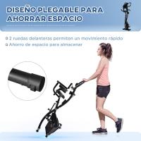 Bicicleta de Ejercicio Plegable Regulable en Altura Resistencia Magnética Ajustable Pantalla LCD - details 6