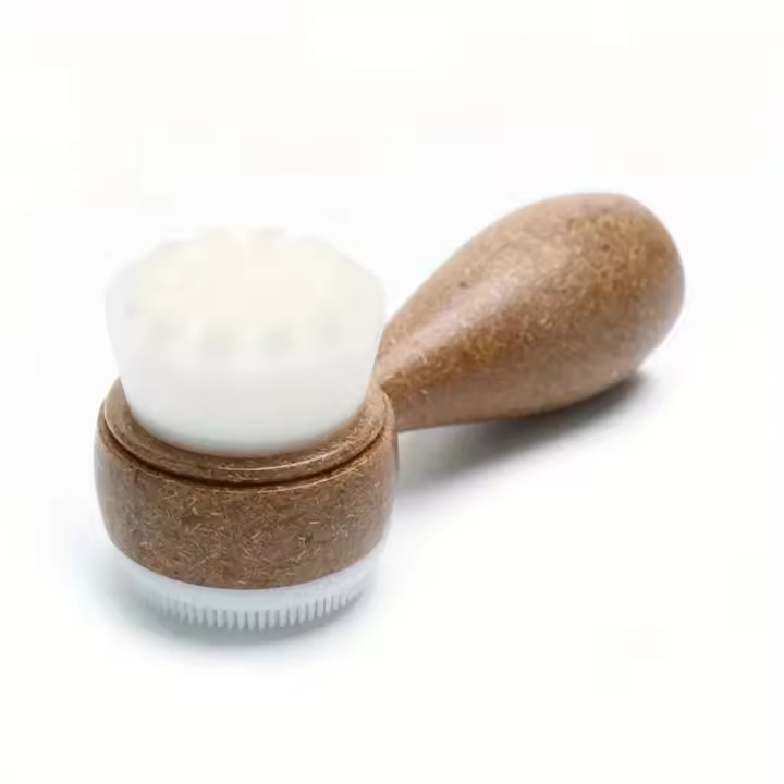Cepillo Facial Exfoliante de Doble Cara Triturado de Mango, Limpiador de Poros, Eliminación de Espinas Herramientas y Mejoras del Hogar - 1