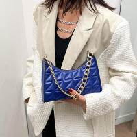 Bolso de hombro Hobo para mujer, bolso de cadena, a cuadros, de moda, avanzado, nueva tendencia - details 20