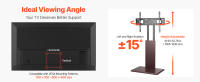 SucceBuy Soporte de TV giratorio universal para pantallas de 32 a 70 pulgadas, admite hasta 99 libras - details 3