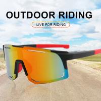 Gafas de sol de ciclismo UV400, lentes HD de medio marco, resistentes a los rayos UV, gafas de deporte al aire libre cómodas a la moda, Unisex - details 6