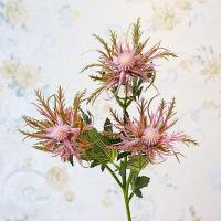 Flor de apio espinosa Artificial de plástico, flor falsa realista que no se decolora, plantas de simulación elegantes hechas a mano, decoración de oficina y Hotel - details 10