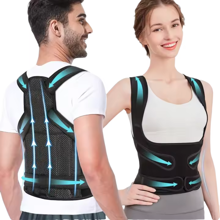 Corrector De Postura De Espalda Ajustable Para Hombres Y Mujeres, Soporte Lumbar Para Mejorar La Joroba, Alivio Del Dolor - 1
