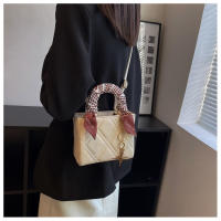 Bolso pequeño de moda para mujer, bolso de un solo hombro a la moda de verano, bandolera con costuras acolchadas, bolso versátil de princesa Diana 2025 - details 8